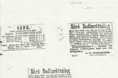 Annonser Badinrättningar. Bild 10288.