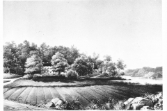 Drottinghuset och Skogshyddan. Bild 1621.