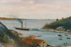Ångbatsbryggan Särö. Bild 11784.