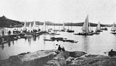 Särö båthamn. Bild 10197.