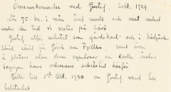 Överenskommelse gårdskarl Särö 1929. Bild 2025_214