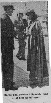 Greta Garbo Särö. Bild 2412b.