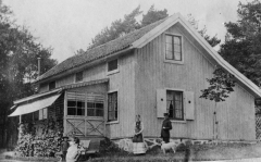 Röda stugan Särö. Bild 10578.
