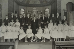 Konfirmation 1960 dag för Rolf Glemme (f. 1921) i Särö Kyrka