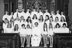 Konfirmation 1971 i Särö kyrka för Gerhard Wetterqvist grupp 2