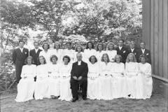 Konfirmation 1945 i Särö Kyrka för Oscar Cullberg