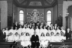 Konfirmation 1957 för Oscar Cullberg i Särö Kyrka
