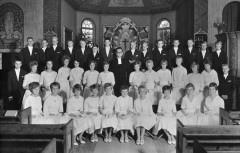 Konfirmation 1961 i Särö Kyrka för Rolf Glemme.