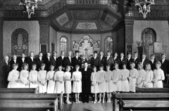 Konfirmation i Särö kyrka 1964.