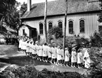 Konfirmation i Särö kyrka 1964.