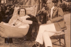Gladys Nystroem och Matti Rubinstein Särö 1922